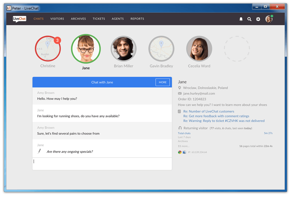 Descarga de LiveChat: Aplicación para Windows