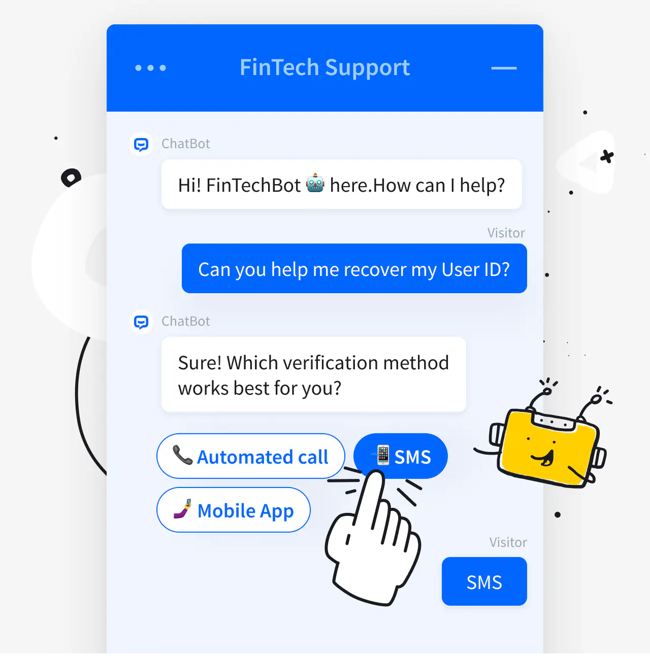 ChatBot integration for Finance industry